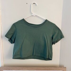 Urban Outfitters cropped green tee